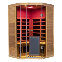 Winni Saunas Comer Red Cedar Full-Glass Sauna - SR07