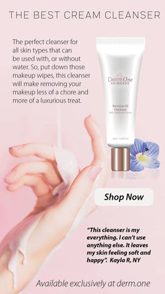 Derm One Gentle Cream Cleanser for All Skin Types – Hydrating Daily Face Wash