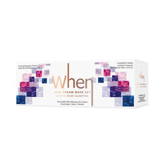 WHEN Beauty Holiday Limited Edition Cream Mask Trio Set – 3-Piece Spa Skincare Collection