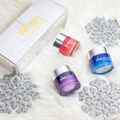 WHEN Beauty Holiday Limited Edition Cream Mask Trio Set – 3-Piece Spa Skincare Collection