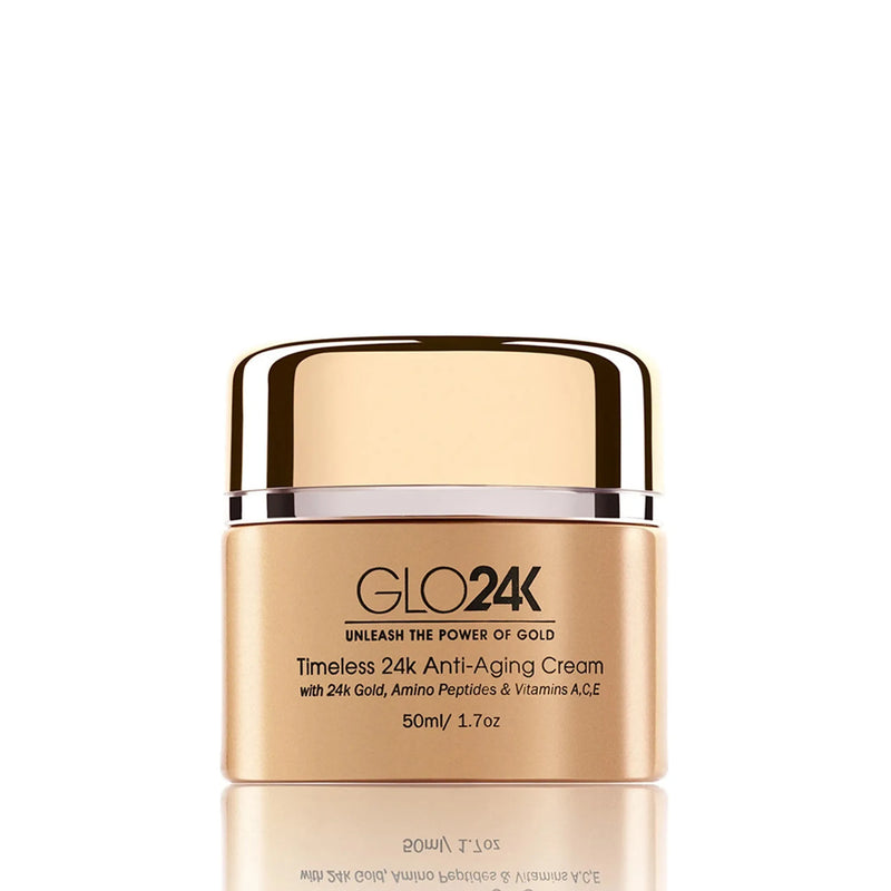 GLO24K Anti-Aging Face & Neck Cream with 24K Gold, Retinol & Hyaluronic Acid