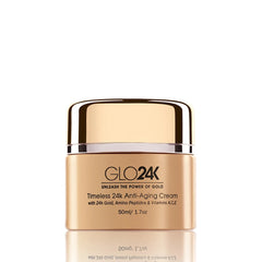 GLO24K Anti-Aging Face &amp; Neck Cream with 24K Gold, Retinol &amp; Hyaluronic Acid