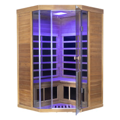 Winni Saunas Comer Red Cedar Full-Glass Sauna - SR07