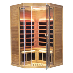 Winni Saunas Comer Red Cedar Full-Glass Sauna - SR07
