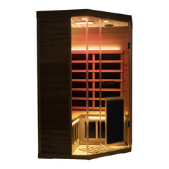 Winni Saunas Comer Red Cedar Full-Glass Sauna - SR07