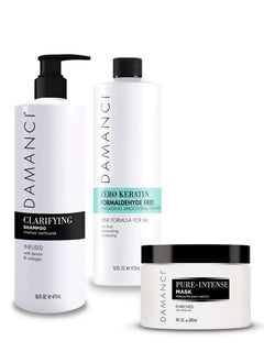 Damanci Anti-Frizz Keratin Hair Smoothing Treatment Kit – Formaldehyde Free