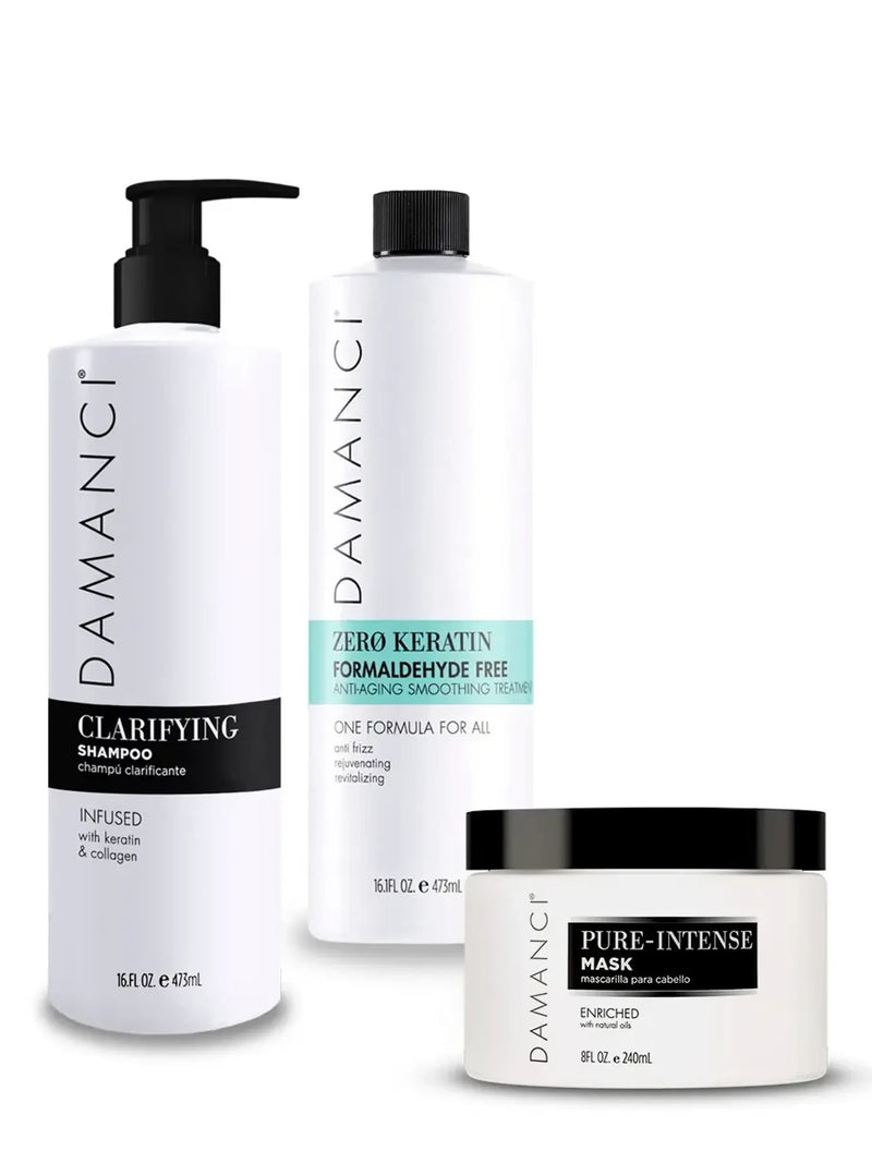 Damanci Anti-Frizz Keratin Hair Smoothing Treatment Kit – Formaldehyde Free