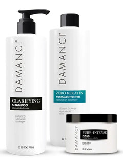 Damanci Anti-Frizz Keratin Hair Smoothing Treatment Kit – Formaldehyde Free