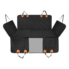 Heavy-Duty Waterproof Dog Car Seat Cover with Safety Seat Belts – Protects Seats from Hair, Mud & Scratches for back seat