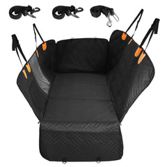 Heavy-Duty Waterproof Dog Car Seat Cover with Safety Seat Belts – Protects Seats from Hair, Mud & Scratches for back seat