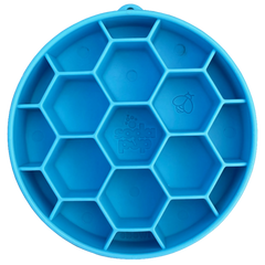 Honeycomb Slow Feeder Dog Bowl – Interactive Enrichment Feeding Bowl for Dogs