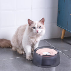 Splash-Proof Floating Pet Water Bowl for Dogs & Cats | No Spill Slow Water Feeder | 1.5L Pet Drinking Bowl