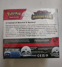 Pokémon TCG Scarlet & Violet: Twilight Masquerade Factory Sealed Booster BOX (36 pack)