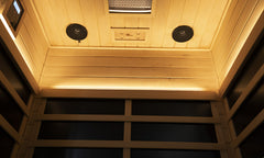 Winni Saunas 2-Person Hemlock Full-Glass Sauna - SH02