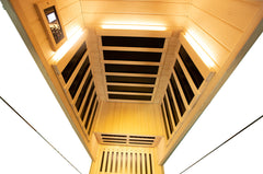 Winni 1-Person Hemlock Full Glass Spectrum Infrared Sauna - SH01