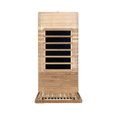 Winni Saunas 1-Person Red Cedar Full-Glass Sauna - SR01