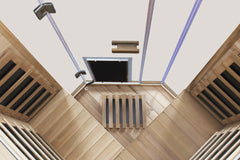 Winni Saunas Comer Red Cedar Full-Glass Sauna - SR07