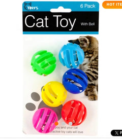 Interactive Cat Toy Balls with Bell – Fun Exercise & Entertainment for Indoor Cats
